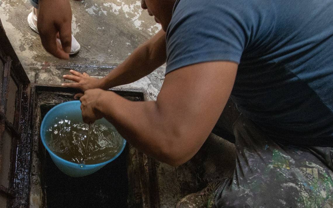 Agua contaminada en la alcaldia Benito Juarez